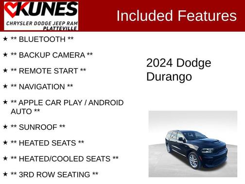 2024 Dodge Durango R/T Plus AWD