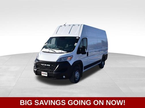Bright White Clear-Coat Exterior Paint 2026 RAM ProMaster 3500 High Roof