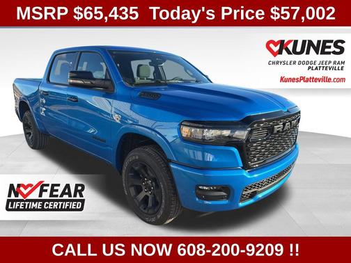 Hydro Blue Pearl-Coat Exterior Paint 2026 RAM 1500 Big Horn/Lone Star