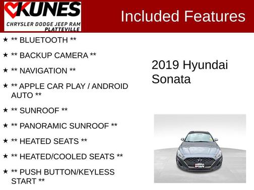 2019 Hyundai SONATA Limited