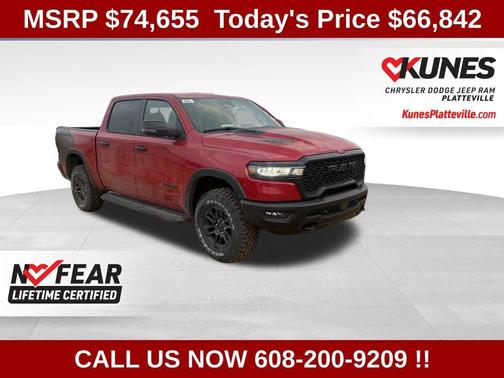 Molten Red Pearl-Coat Exterior Paint 2026 RAM 1500 Rebel