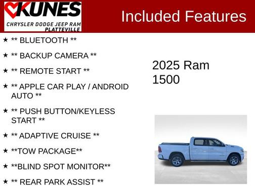 2025 RAM 1500 Big Horn/Lone Star