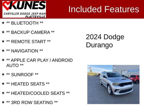 2024 Dodge Durango R/T Plus AWD