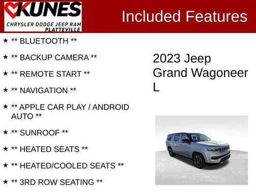 2023 Jeep Grand Wagoneer L Series III 4x4