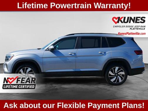 Silver Mist Metallic 2025 Volkswagen Atlas 2.0T SE w/Technology 4MOTION