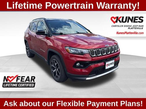 Red Hot Pearlcoat 2025 Jeep Compass Limited