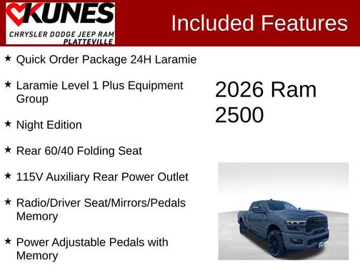 2026 RAM 2500 Laramie