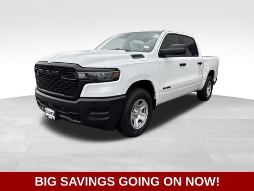 Bright White Clear-Coat Exterior Paint 2026 RAM 1500 Tradesman