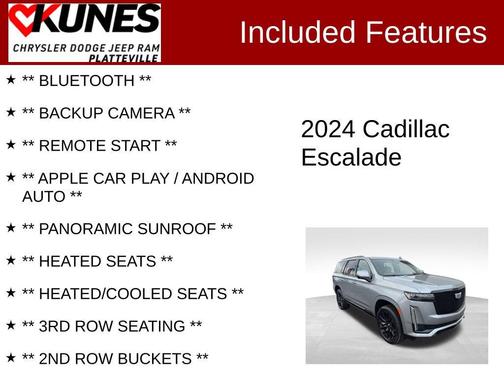 2024 Cadillac Escalade Sport Platinum