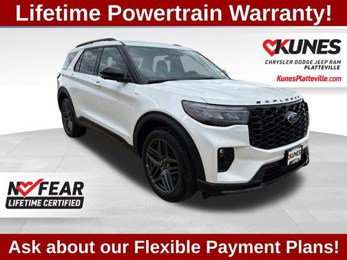 White Metallic 2025 Ford Explorer ST-Line