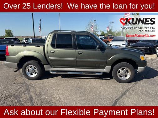 Estate Green Clearcoat Metallic 2002 Ford Explorer Sport Trac Base