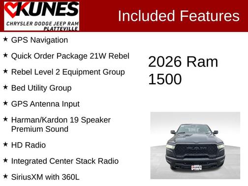 2026 RAM 1500 Rebel