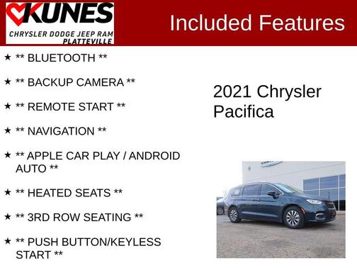 2021 Chrysler Pacifica Hybrid Touring L