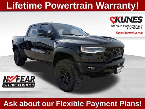 Diamond Black Crystal Pearlcoat 2026 RAM 1500 RHO Crew Cab 4x4 5'7' Box