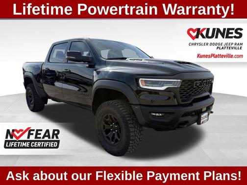 Diamond Black Crystal Pearlcoat 2026 RAM 1500 RHO Crew Cab 4x4 5'7' Box