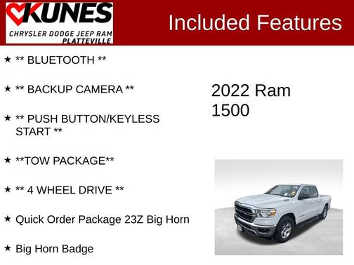 2022 RAM 1500 Big Horn/Lone Star