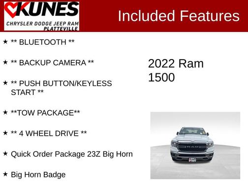 2022 RAM 1500 Big Horn/Lone Star