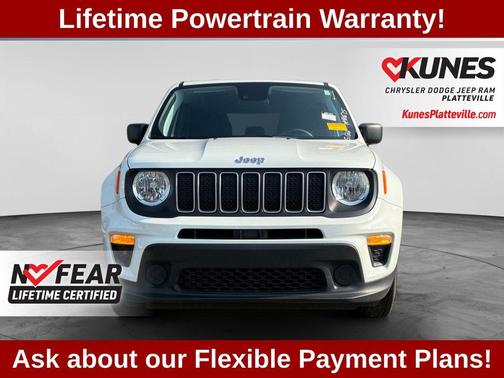Alpine White Clearcoat 2023 Jeep Renegade Latitude