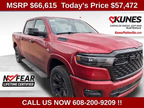 Molten Red Pearl-Coat Exterior Paint 2026 RAM 1500 Big Horn/Lone Star