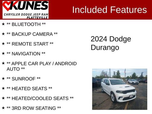 2024 Dodge Durango R/T Plus AWD