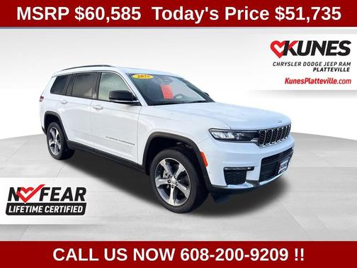 Bright White Clear-Coat Exterior Paint 2025 Jeep Grand Cherokee Limited