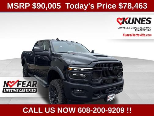 Diamond Black Crystal Pearl-Coat Exterior Paint 2026 RAM 2500 Power Wagon