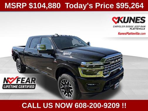 Diamond Black Crystal Pearl-Coat Exterior Paint 2026 RAM 2500 Longhorn