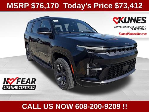 High Gloss Black Exterior Paint 2026 Jeep Grand Wagoneer Limited Altitude 4x4