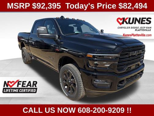 Diamond Black Crystal Pearl-Coat Exterior Paint 2026 RAM 2500 Laramie Crew Cab 4x4 6'4' Box