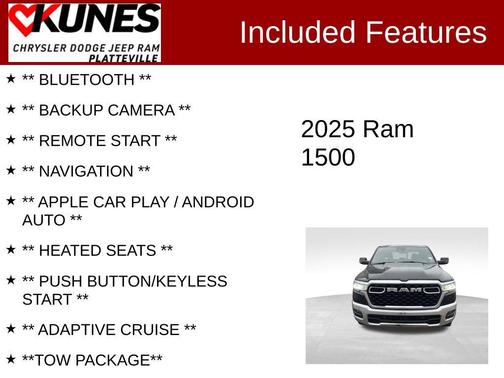 2025 RAM 1500 Big Horn/Lone Star