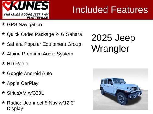 2025 Jeep Wrangler 4-Door Sahara 4x4