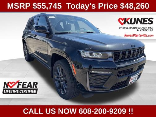 Diamond Black Crystal Pearl-Coat Exterior Paint 2026 Jeep Grand Cherokee Limited