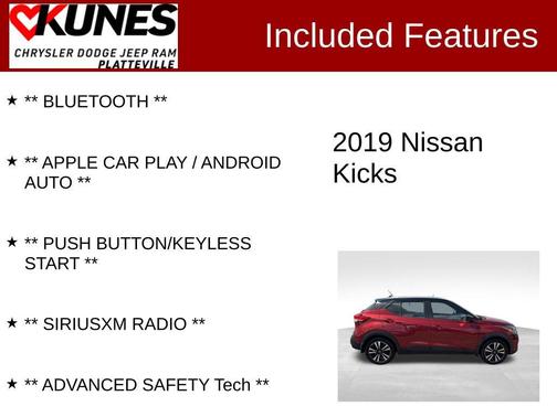2019 Nissan Kicks SV