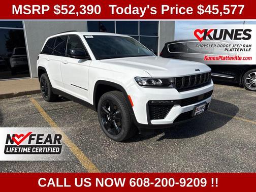Bright White Clear-Coat Exterior Paint 2026 Jeep Grand Cherokee Limited