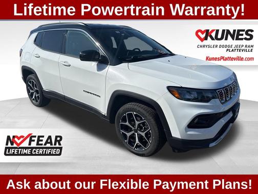 Bright White Clearcoat 2025 Jeep Compass Limited