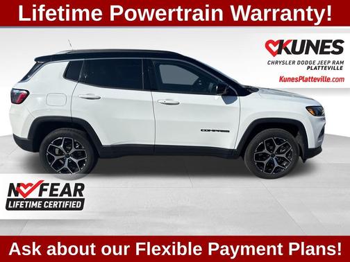 Bright White Clearcoat 2025 Jeep Compass Limited