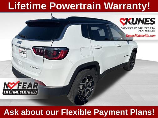 Bright White Clearcoat 2025 Jeep Compass Limited