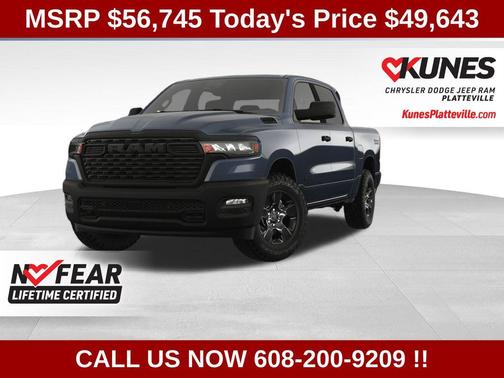 2025 RAM 1500 Warlock Crew Cab 4x4 5'7' Box