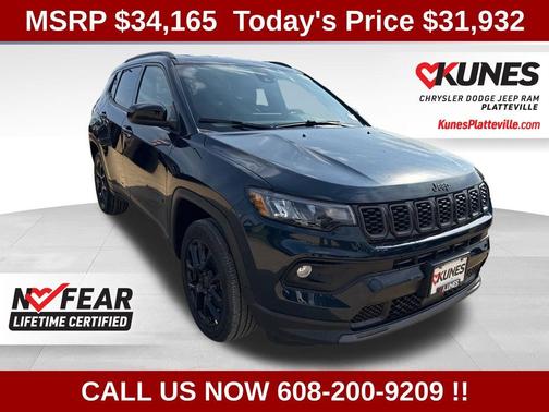 Fathom Blue Pearl-Coat Exterior Paint 2026 Jeep Compass Latitude