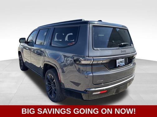 Baltic-Gray Metallic Clear-Coat Exterior Paint 2026 Jeep Grand Wagoneer Summit Obsidian 4x4
