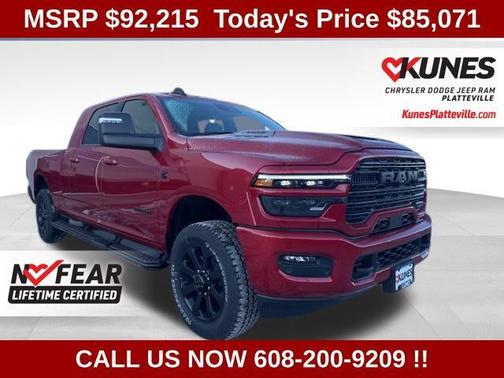 Molten Red Pearl-Coat Exterior Paint 2026 RAM 3500 Laramie