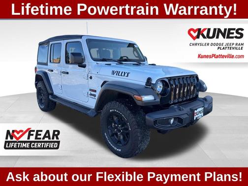 Bright White Clearcoat 2022 Jeep Wrangler Unlimited Sport