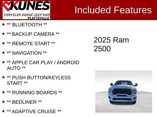 2025 RAM 2500 Big Horn Crew Cab 4x4 6'4' Box