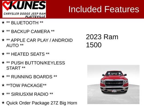2023 RAM 1500 Big Horn/Lone Star