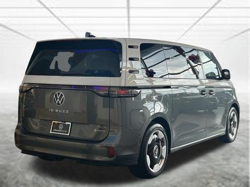 Indium Grey Metallic - Candy White 2025 Volkswagen ID. Buzz Pro S Plus