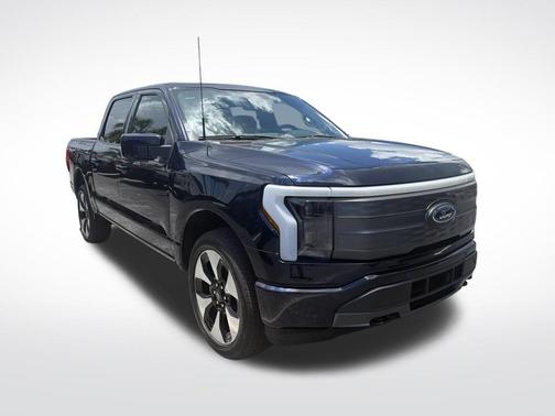 Antimatter Blue Metallic 2023 Ford F-150 Lightning LARIAT