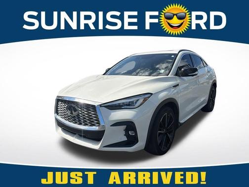 Majestic White 2022 INFINITI QX55 ESSENTIAL