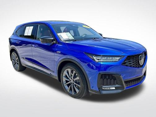 Blue 2025 Acura MDX A-Spec