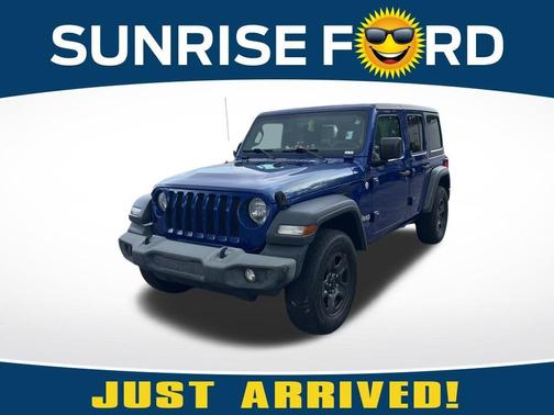 Ocean Blue Metallic 2018 Jeep Wrangler Unlimited Sport