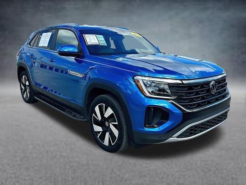 Kingfisher Blue 2024 Volkswagen Atlas Cross Sport 2.0T SE w/Technology